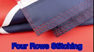 Double Sided Tennessee State Flag 3x5 Outdoor The Longest Lasting TN Flags Heavy Duty 210D Nylon, Sewn Stripes, Embroidered Star, Stronger Brass Grommets,4 Stitched Hemming, Perfect for