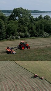 11K views · 85 reactions | Hay, it’s that time of year again  From cutting to baling, Kubota hay tools paired with our reliable AG tractors ensure your harvest is efficient and productive. #KubotaCountry #KubotaUSA #Kubota #HayTools #AgriculturalTractors #FarmEquipment | Kubota Tractor Corporation | Facebook