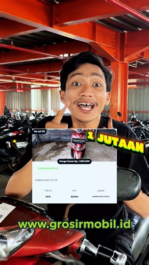 GrosirMobil.id on Instagram: "Mio Karbu CW 2011 KM 86 ribuan, cuma di Grosir Mobil. Langsung registrasi sekarang buat amankan unitnya. Registrasi GRATIS – tinggal daftar, nggak pake ribet. Stok terbatas ya, siapa cepat dia dapat 🚀 #grosirmobil #mio #unitgrosirmobil #motormio #motor1jutaan"