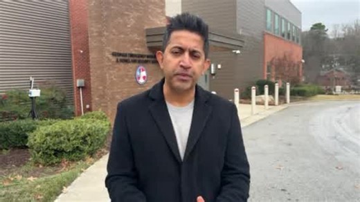 WJBF Winter Storm 1PM Saturday Atlanta Update Archith Seshadri