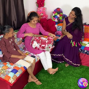 57K views · 616 reactions | How to make designer round cushion #roundcushion #handmade #oldclothe #sofadecor #cushion | Artefact | Facebook