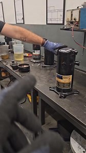 What do you think happened? Copeland Company scrolls can last a very long time if installed and maintained correctly. This particular scroll shows signs of overheating. #hvac #hvacr #refrigeration #scrollcompressor #hvactroubleshooting #hvactraining #hvaceducation #hvacknowledge #airconditioningcompressor #hvacsystem #commercialhvac #residentialhvac #hvacaf | HVAC Know It All