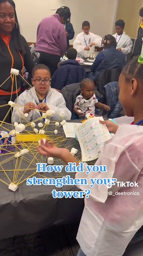 Marshmallow and Spaghetti Tower Building Challenge
