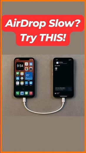 AirDrop Too Slow or Not Working? Fix It #AirDrop #iPhoneTips