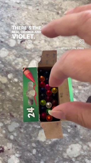 Crayola Crayon Box Organization Tip for Teachers