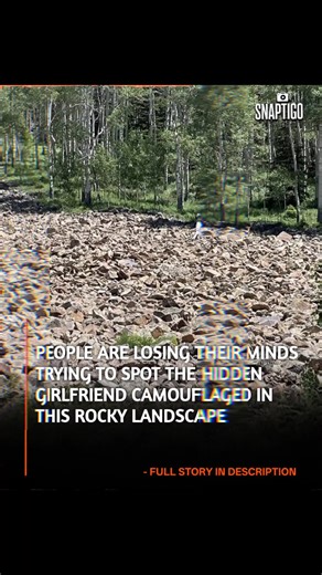 SnapTigo on Instagram: "Only people with 'sniper vision' can find this person's girlfriend hiding in the rocks A mind-bending optical illusion has taken the internet by storm after a Reddit user posted a photo of a rugged, rocky landscape with the caption: "Find my girlfriend on the rocks." At first glance, the image appears to show nothing but a pile of gray stones and dry grass, leading many users to believe they were being trolled. However, those with "sniper vision" eventually spotted her—an