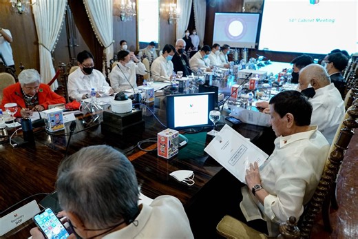 'Grateful' Duterte presides over last full Cabinet meeting of his administration