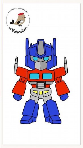 How To Draw Optimus Prime #artducation #howtodraw #optimusprime #transformers #drawing #shorts