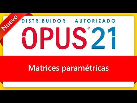 Opus 2021 Course: Parametric Matrices