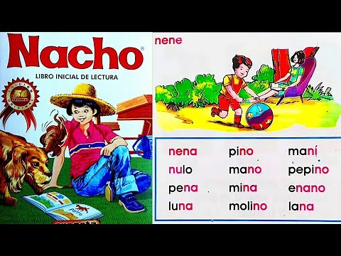 Lección 5. Lección de nene del libro Nacho - Alfabetización para niños - clases de lectura.