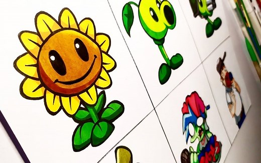 【周五夜放克】画出 植物大战僵尸 整周的FNF模组！