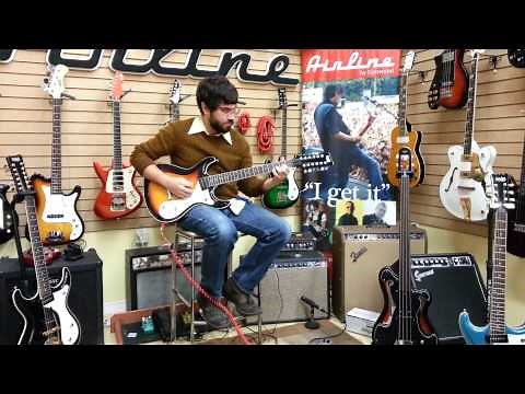 Eastwood SIDEJACK 12-String STD Mosrite-style Electric Guitar