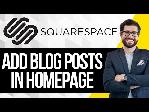 How to Feature Blog Posts on Homepage in Squarespace