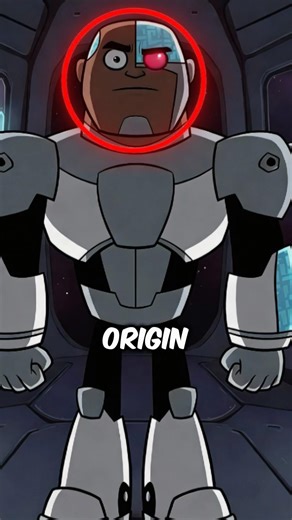 Cyborg’s origin story in Teen Titans Go is way crazier than you think…🥶 #shorts