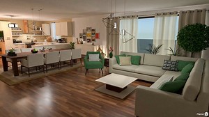 38 reactions | Kitchen + living room = a perfect match! Watch one of plenty of ways to design a connected kitchen and living room, while making it fancy. Get inspired - and head to Planner 5D to visualize your ideas. | Planner 5D | Facebook