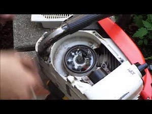 Stihl 032 AV woodruff key installation