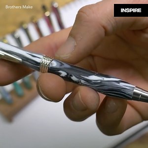 These two brothers make pens out of recycled plastic! ✒️ | Inspire