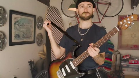 Ernie Ball Flex Instrument Cable Straight/Straight 20ft - Blue