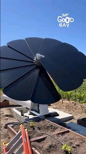 Smartflower ! Solar Panel That Works Like a Sunflower #shorts