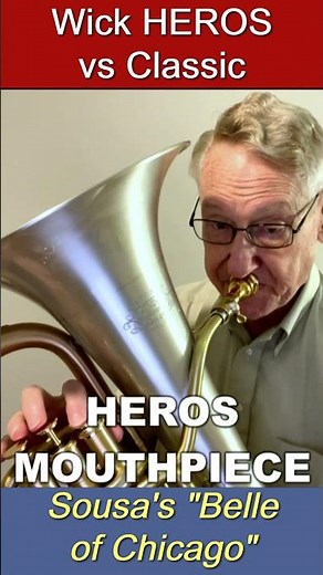 Euphonium Mouthpiece: Wick SM4UH "Heros" Review/Discussion and A/B Demonstration #deniswick