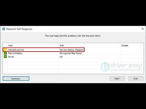 Como solucionar el error en HAMACHI-(Servicio Detenido)Service status Stooped