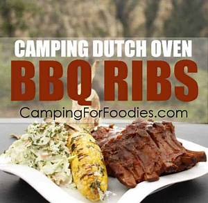 Camping Dutch Oven BBQ Ribs!