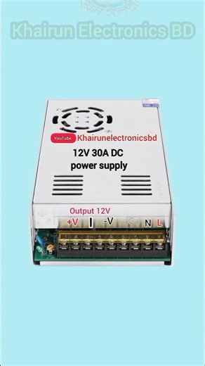 12V30A SMPS series connection calculate #shorts