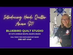 Demo of the NEW Handi Quilter Amara ST