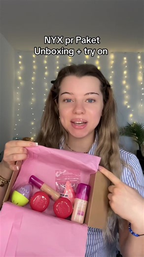 Unboxing des Nyx PR Pakets und Try-On