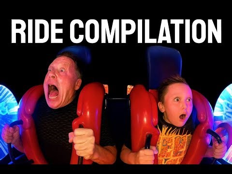 RIDE COMPILATION — Hilarious Reactions! #ridecompilation#rollercoaster#rollercoasterreactions