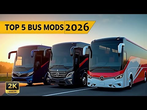 Top 5 Bus Mods in ETS2 2026 | Euro Truck Simulator 2 |