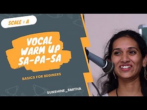 Sa pa sa for beginners | Pitch A (For women and kids) #onlinemusicclasses #vocalexercise #singalong