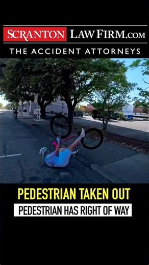 Cyclists Runs Over Pedestrian!!