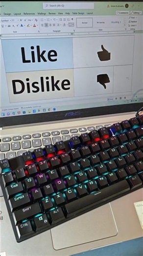Like and Dislike Symbol Shortcut Key in MS Word #shorts #computer #tipsandtricks #shortcutkeys