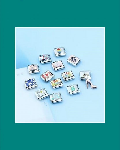 Ladybug Shell with Red Stones Charm