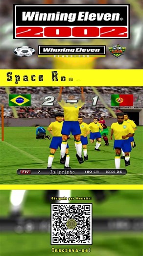 Winning Eleven 2002: Classics (PS1) League #6 Portugal 66 x Brazil 70 | Round 6