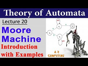 Moore Machine in Automata with Examples | How to design Moore Machine (urdu/hindi)