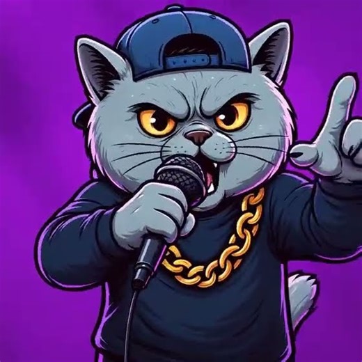 Cat rap meme