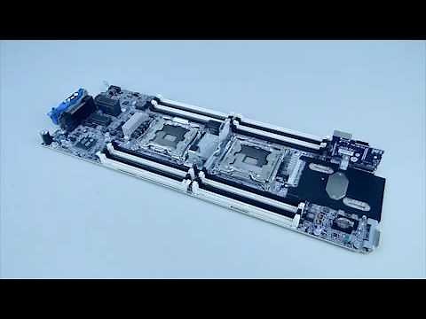 HP ProLiant BL460c Gen9 Server Blade Remove Replace SystemBoard