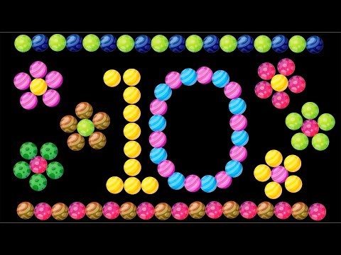 Learn Numbers 1 to 10 | Color Ball Counting Fun | colors balls (Learning Video)