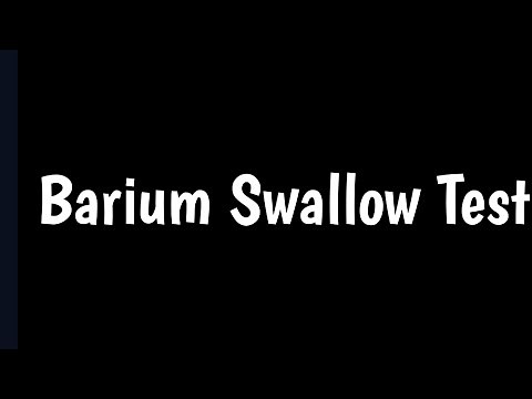 Barium Swallow Test | Esophagogram |