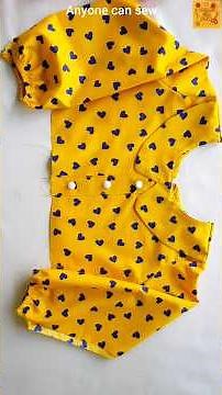 Baby frock peter pan collar neck cutting and stitching #sewing #collarneck #babyfrock #cutting