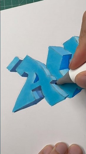 How to create graffiti with a 3D effect