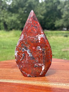 Red Mexican Crazy Lace Agate Freeform - Polished Natural Stone - Crystal Home Decor - - Etsy
