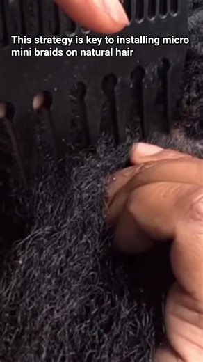 you will fail installing micro mini braids on your natural hair if #shorts