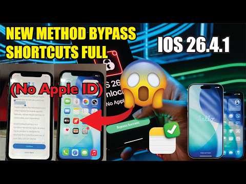 🔥 iOS 26.4.1 iCloud Bypass NEW Method (Shortcuts) | Unlock iPhone WITHOUT Apple ID 2026