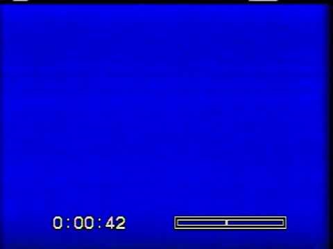 VHS blue screen for reference 60fps