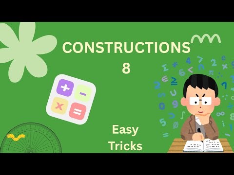 EASY METHOD OF CONSTRUCTION OF 22.5° , 15 °AND 105° BY COMPASS 🤷🏻✨