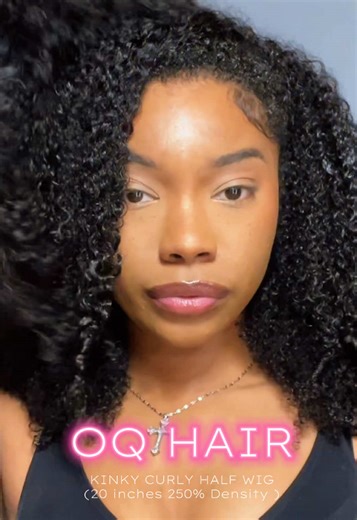 Soft and Curly Kinky Curly Half Wig Review