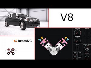 V8 | Beamng + Engine Simulator | AngeTheGreat